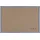 Vigo Pinnwand aus Kork 60 x 40 cm Silber