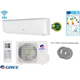 Split Klimaanlage GREE Bora 9000BTU 2,5kW WiFi R32 Klimagerät 5m CU-Leitungen