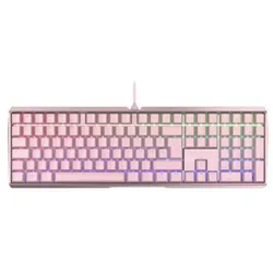 CHERRY MX 3.0S RGB, CHERRY MX-Red-Switches - pink, mechanische Gamingtastatur, Kabelgebunden, RGB-Beleuchtung, Aluminium-Gehäuse