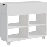 Relaxdays Aktenschrank 61 x 70 x 30 cm weiß