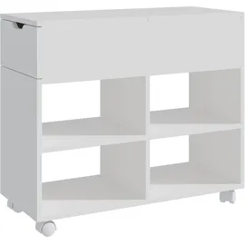 Relaxdays Aktenschrank 61 x 70 x 30 cm weiß