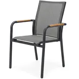 barths Paros Stapelsessel 56,5 x 64 x 89 cm anthrazit