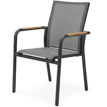 barths Paros Stapelsessel 56,5 x 64 x 89 cm anthrazit