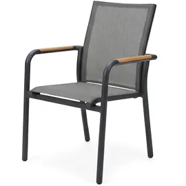 barths Paros Stapelsessel 56,5 x 64 x 89 cm anthrazit