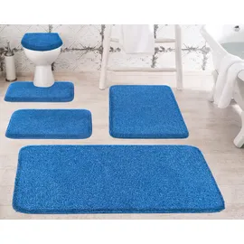 GRUND Badteppich Melange Blau 140 x 80 cm
