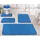 GRUND Badteppich Melange Blau 140 x 80 cm