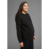 NEUN MONATE Umstandssweatshirt Hoodie Schwarz 40/42