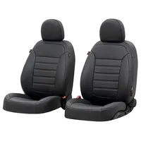 Walser Autositzbezug PKW Robusto Vordersitze Tiguan Passform für VW Tiguan Comfortline 2016-Heut, schwarz