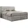 MKS Boxspringbett mit Bettkasten - grau - Maße cm, B: 160 H: 110