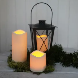 StarTrading LED Kerze Paul 11,5 cm beige