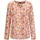 GOLDNER Florale Druckbluse mit V-Ausschnitt orange 54