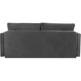 INOSIGN Schlafsofa »Berlin«, mit Boxspringaufbau, Bettfunktion & Bettkasten, Dauerschlafsofa grau