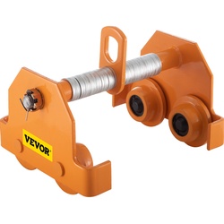 VEVOR Schubbalkenwagen I-Trägerwagen 6600LBS Hebewinde Kranhub verstellbar