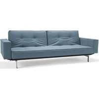 Innovation Living Schlafsofa Baumwolle 2-Sitzer Blau