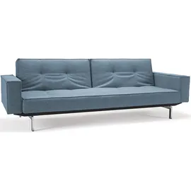 Innovation Living Schlafsofa Baumwolle 2-Sitzer Blau