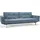 Innovation Living Schlafsofa Baumwolle 2-Sitzer Blau