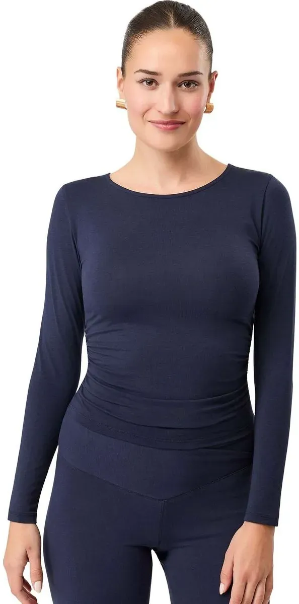 Mandala Side Ruffled Longsleeve night sky S