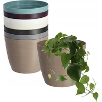 Kadax Blumentopf aus Kunststoff, Pflanztopf, runder Topf, 17 cm,