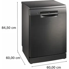 Bosch Serie 4 SMS4EMC06E Geschirrspüler (freistehend, 600 mm breit, Schwarz)