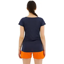 Salewa Puez Melange Dry ́ton Kurzarm-t-shirt - Navy Blazer Melange - 2XS