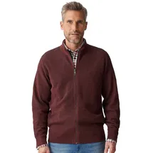 CasaModa Strickjacke CASAMODA Strickjacke uni rot 3XL