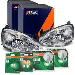 Atec 2x Scheinwerfer + Leuchtmittel für Opel