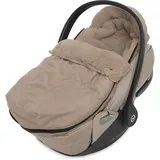 jollein Mini-Fußsack, Embossed Milky Coffee