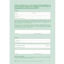 RNK Arbeitsvertrag 518 geringfügig Beschäftigte DIN A4 2x2Blatt