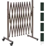 Vevor Scherengitter Ausziehbar Absperrgitter mit Rollen 3,07 m Türgitter Metall