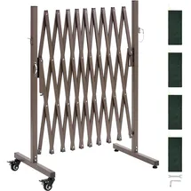 Vevor Scherengitter Ausziehbar Absperrgitter mit Rollen 3,07 m Türgitter Metall