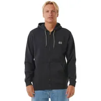 Rip Curl Horizon Reißverschlusspullover - Washed Black - S