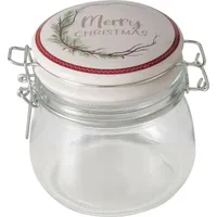 Boltze Glasbehälter mit Porzellandeckel CHARLENE, 450 ml