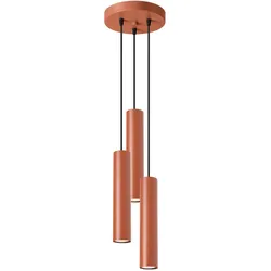 Sollux SL.1492 Pendelleuchte LAGOS 3P roter Ocker