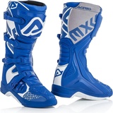 Acer Acerbis X-Team, Motorradstiefel, Blau/Weiß, Größe 43