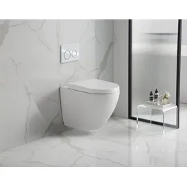 Duschmeister Cozy Wand-WC mit WC-Sitz Weiß
