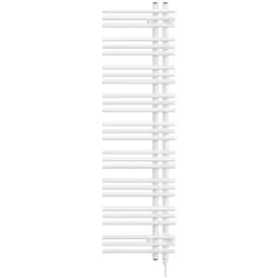 Zehnder Design-Handtuchwärmer „Yucca Asym“ 37,8 × 130,4 cm in Edelweiß