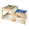 Sand- und Wassertisch aus Holz, 2er Set
