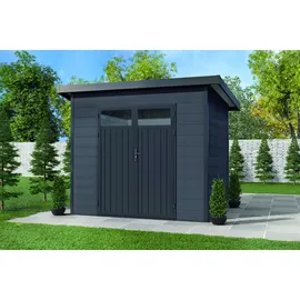 Wolff Finnhaus Vitale 2420 2,56 x 2,20 m Anthrazit
