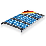 Lattenrost Cloud NV, CUBEsleep, Kopfteil nicht verstellbar, Fußteil nicht verstellbar, 7 Liegezonen Tellerfeder-Rahmen, fertig montiert, Made in Germany 100 cm x 200 cm x 7.5 cm