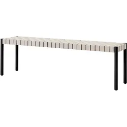 &Tradition Betty TK5 Bank, eiche schwarz / gewebe natur