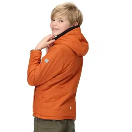 Regatta Kyrell Revers Jacke - Burnt Copper / Black - 7-8 Jahre