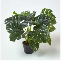Homescapes Monstera Kunstpflanze im Topf - 60 cm -