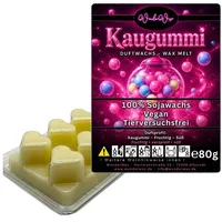 WonderWax Duftwachs WonderWax® Duftwachs 6 Herzen, (Kaugummi), Duftrichtung: Kaugummi
