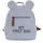 Childhome CHILDHOME, Kinderrucksack Baby, Schule, Kindergarten, Krippe, Zwei Fächer, Lunchbag/Flaschen geeignet, Abnehmbare Sicherheitsschnalle, Wasserabweisend, My First Bag, Jersey