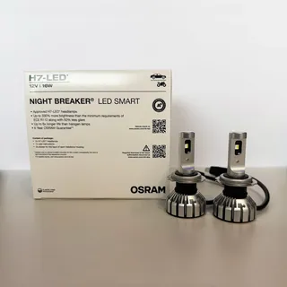 Osram H7 NIGHT BREAKER LED SMART +330% StVZO-Konforme Werkstatt Profi-Set 2St