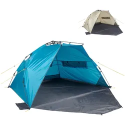UQUIP Automatik Strandmuschel Speedy XL Strandzelt Reise Wind Sonnen Schutz UV50 Farbe: Boulder