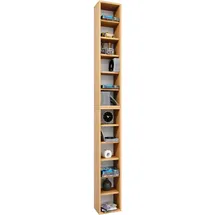 VCM Bigol Standregal 21 x 183 x 20 cm Braun