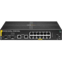 HP HPE Aruba 6100 12G Class4 PoE 2G/2SFP+ 139W Switch - managed - 12 x