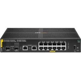 HP HPE Aruba 6100 12G Class4 PoE 2G/2SFP+ 139W Switch - managed - 12 x