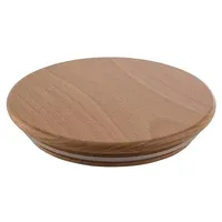 APS Deckel für Weck-Gläser, Holzdeckel mit Silikondichtung, passend für